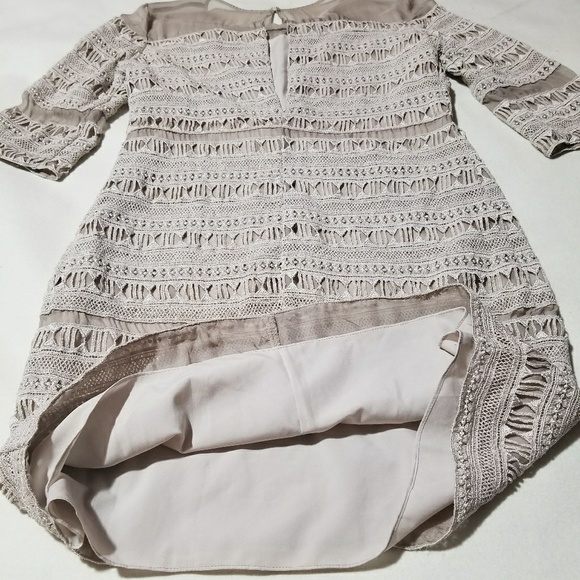 Dole Vita Lace Shift Sheer Dress - Picture 5 of 8